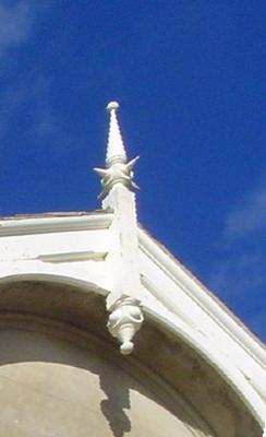 Finial with spires