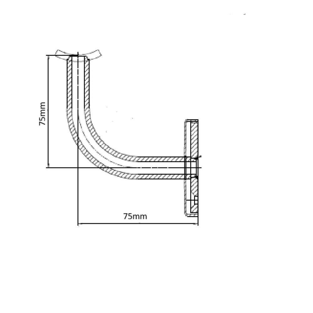 Handrail Bracket - Catlins - Stainless Steel LED - Image 3