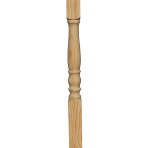 Newel Post - Colonial PINE UT: Pine Colonial Ball