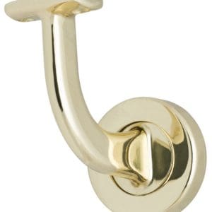 Handrail Bracket - Raglan - Polished Brass